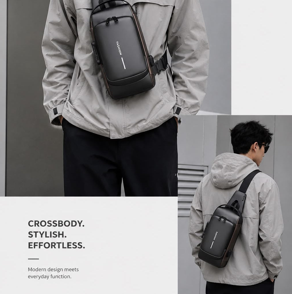 Anti-Theft Crossbody Shoulder & Chest Sling Bag